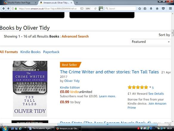 The Crime Writer Best Seller